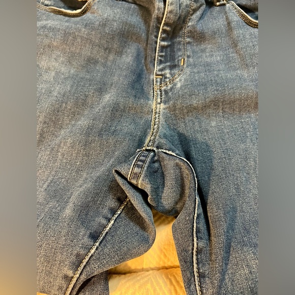 Levi Curvy Bootcut Jeans Women's 32x30 Blue Medium Wash Western Cowgirl Rodeo - Picture 4 of 9